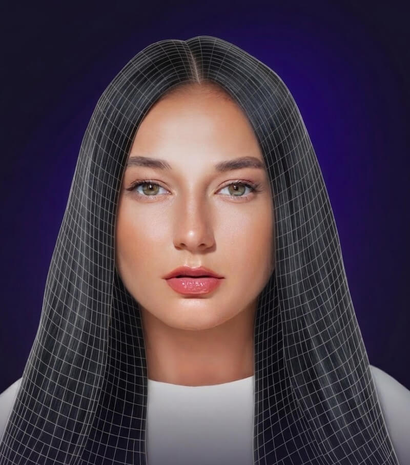 Hair region detection