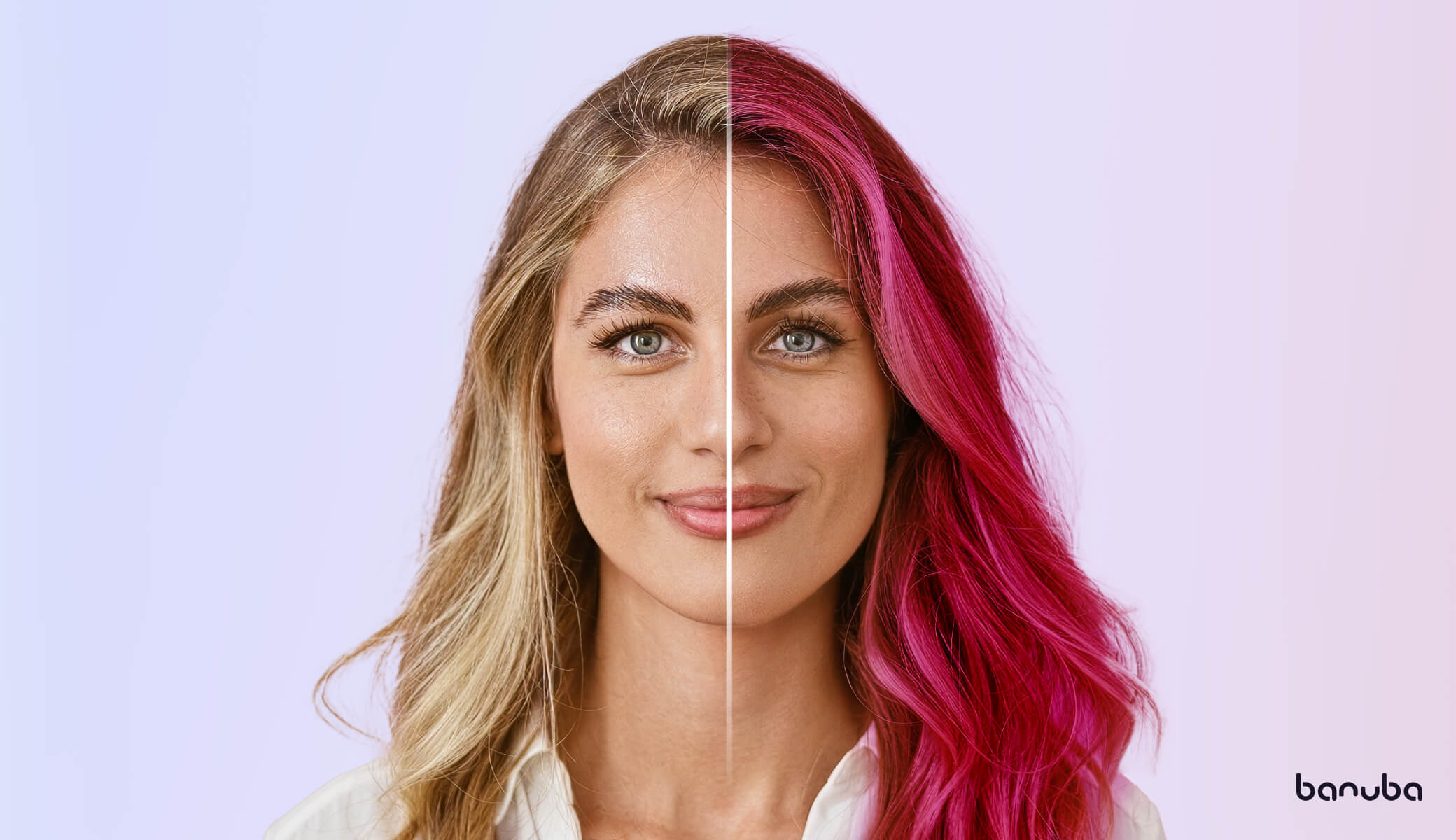 virtual hair color try-on