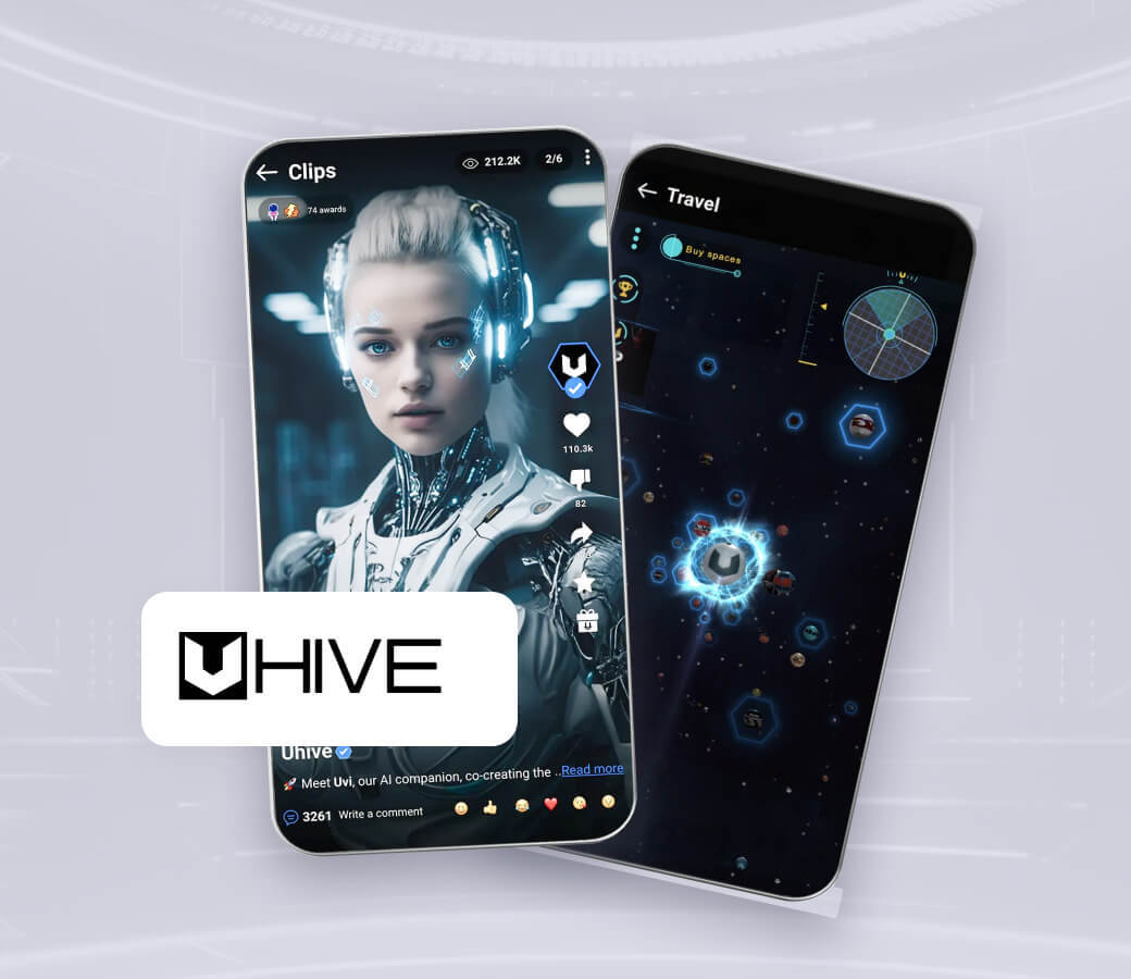 uHive social media app